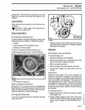 1996 Ski-Doo Shop Manual, Volume 3, Page 129