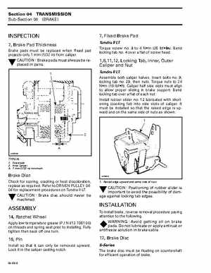 1997 Ski-Doo Factory Shop Manual Volume One, Page 160