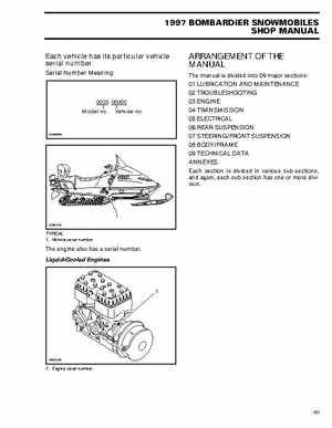 1997 Ski-Doo Factory Shop Manual Volume Three, Page 8