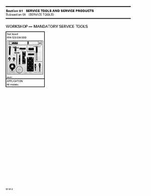 1999 Ski-Doo Factory Shop Manual Volume Two, Page 20