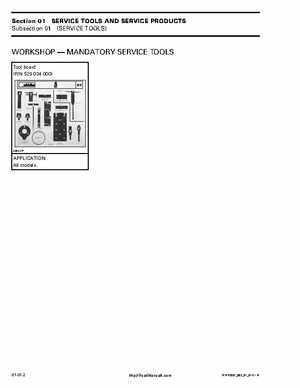 2001 Ski-Doo Factory Shop Manual Volume One, Page 23