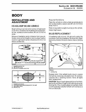 2001 Ski-Doo Factory Shop Manual Volume One, Page 313