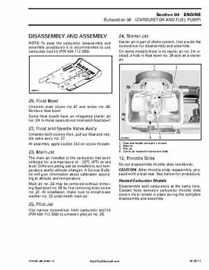 2001 Ski-Doo Factory Shop Manual Volume Three, Page 149
