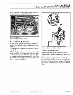 2001 Ski-Doo Factory Shop Manual Volume Three, Page 153