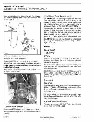 2001 Ski-Doo Factory Shop Manual Volume Three, Page 154