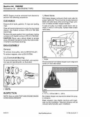 2001 Ski-Doo Factory Shop Manual Volume Two, Page 107