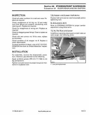 2001 Ski-Doo Factory Shop Manual Volume Two, Page 248