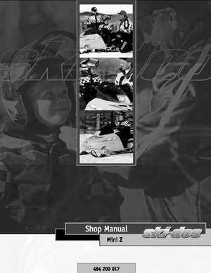 2001 Ski-Doo Mini Z Factory Shop Manual, Page 1