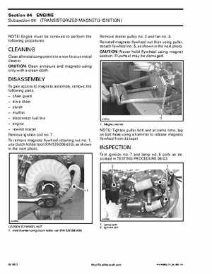 2001 Ski-Doo Mini Z Factory Shop Manual, Page 85