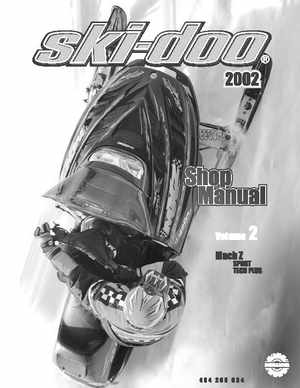 2002 Ski-Doo Shop Manual Volume Two, Page 1