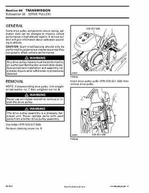 2003 Ski-Doo ZX Series Factory Shop Manual, Page 209