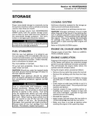2004 Ski-Doo Elite Factory Service Manual, Page 50
