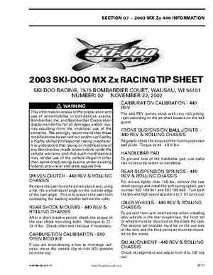 2004 Ski-Doo Racing Handbook, Page 230