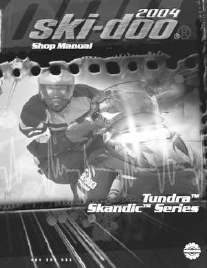 2004 Skidoo Tundra Skandic Series Service Manual, Page 1