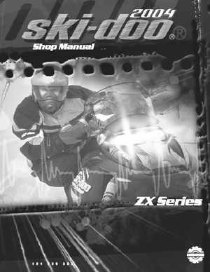 2004 Skidoo ZX Series Service Manual, Page 1
