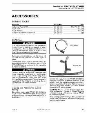 2005 Ski-Doo REV Series Shop Manual, Page 320