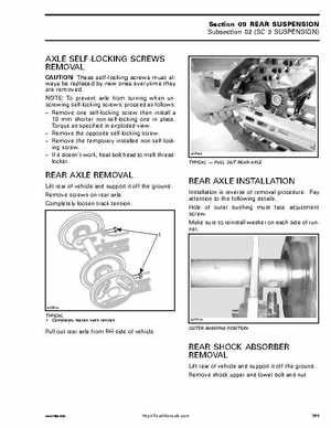 2005 Ski-Doo REV Series Shop Manual, Page 405