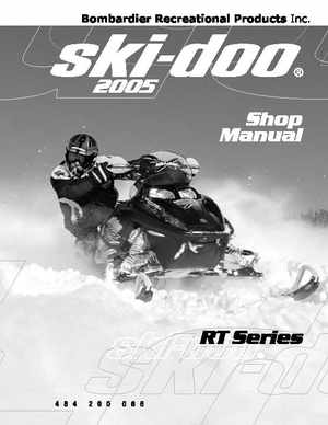 2005 Ski-Doo RT Series Shop Manual, Page 1