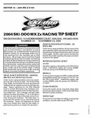2005 Ski-Doo Racing Handbook, Page 420