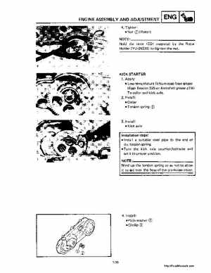 1988-1991 Yamaha Sno Scoot SV 80/E Snowmobile Service Manual, Page 74
