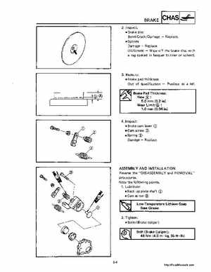 1988-1991 Yamaha Sno Scoot SV 80/E Snowmobile Service Manual, Page 106