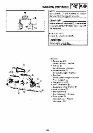1992-1993 Yamaha V Max 4 VX750 Snowmobile Factory Service Manual, Page 110