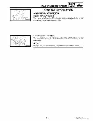 1999-2001 Yamaha Phazer 500 / Venture 500 service manual, Page 274
