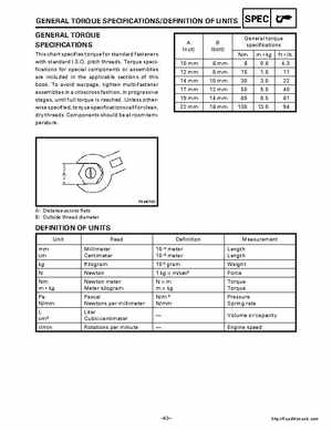 1999-2001 Yamaha Phazer 500 / Venture 500 service manual, Page 336