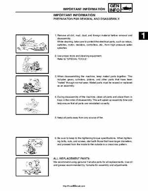 2007-2008 Yamaha Phazer Venture-Lite 500 Factory Service Manual, Page 10