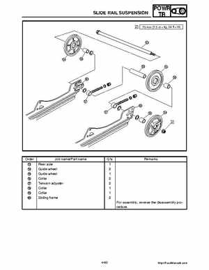 2008 Yamaha Snowmobiles FX NYTRO Factory Service Manual, Page 176